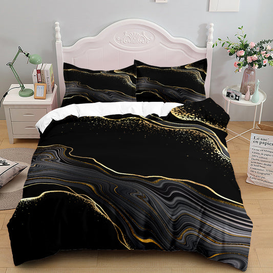 Bedding Home Textile Quilt Cover Three Piece Set